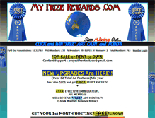 Tablet Screenshot of myprizerewards.com
